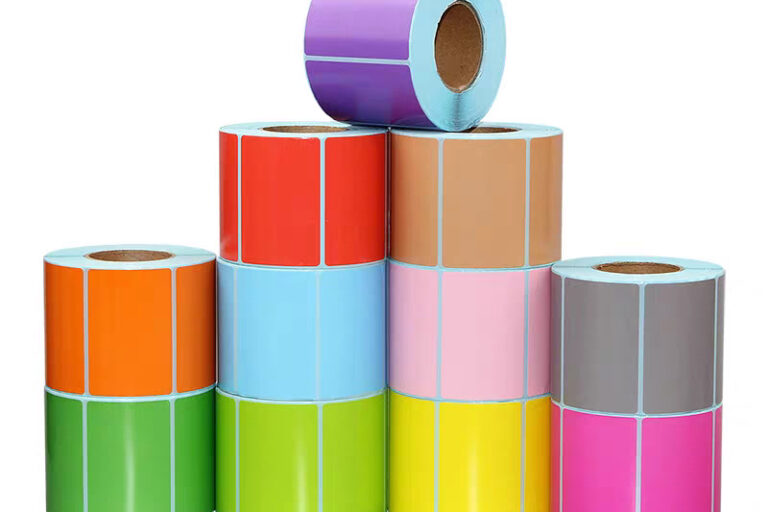 Factory direct durable self-adhesive labels in various colors