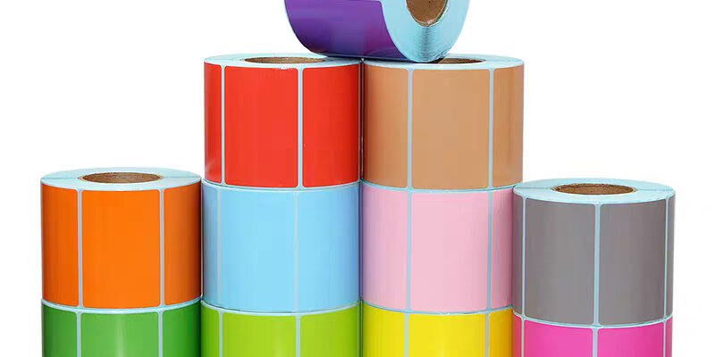 Factory direct durable self-adhesive labels in various colors