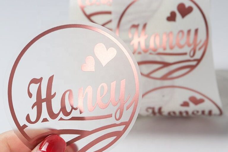 Custom waterproof sticker roll with durable adhesive