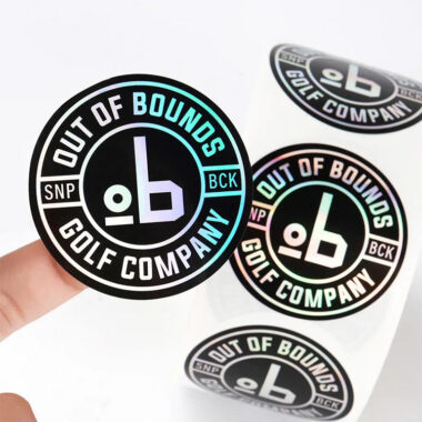 Wholesale waterproof sticker roll with custom printing