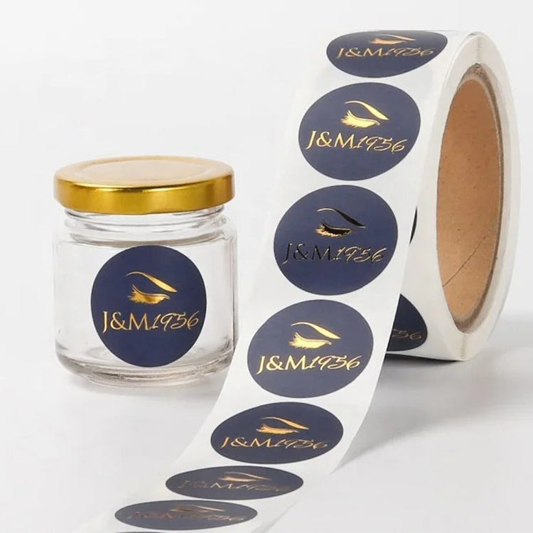 Wholesale waterproof sticker roll with custom printing