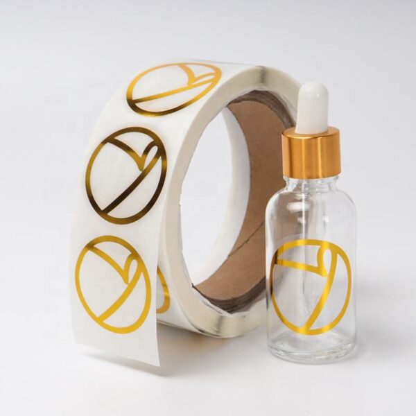 Wholesale waterproof sticker roll with custom printing