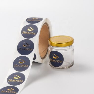 Wholesale waterproof sticker roll with custom printing