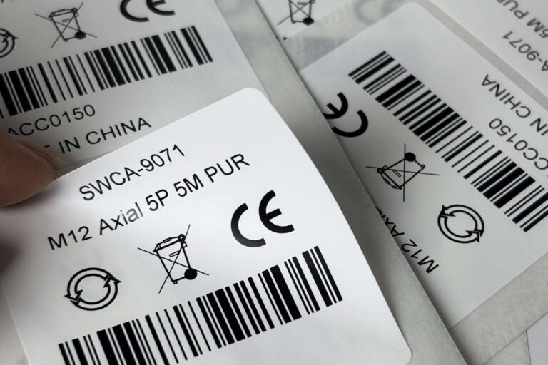 Custom printed waterproof adhesive barcode labels wholesale