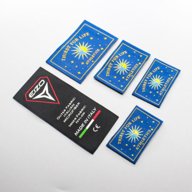 Organic cotton fabric clothing labels for garments