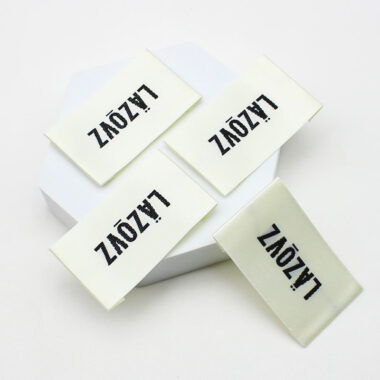 Organic cotton fabric clothing labels for garments