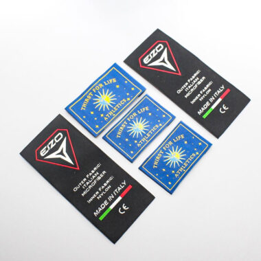 Organic cotton fabric clothing labels for garments