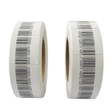 Retail anti-theft soft barcode security label for store packaging
