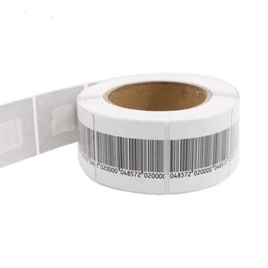 Retail anti-theft soft barcode security label for store packaging