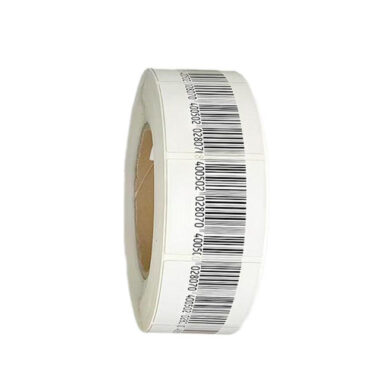 Retail anti-theft soft barcode security label for store packaging