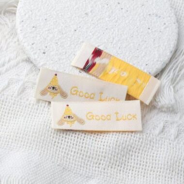 Cute bear and koala clothing label for children’s garments