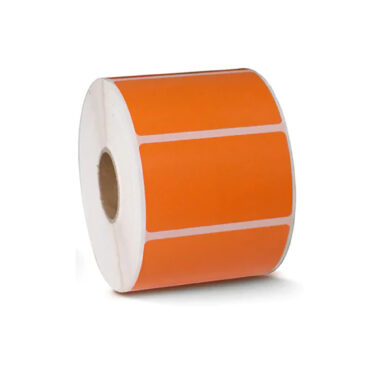 Blank colored thermal self-adhesive label for packaging and logistics
