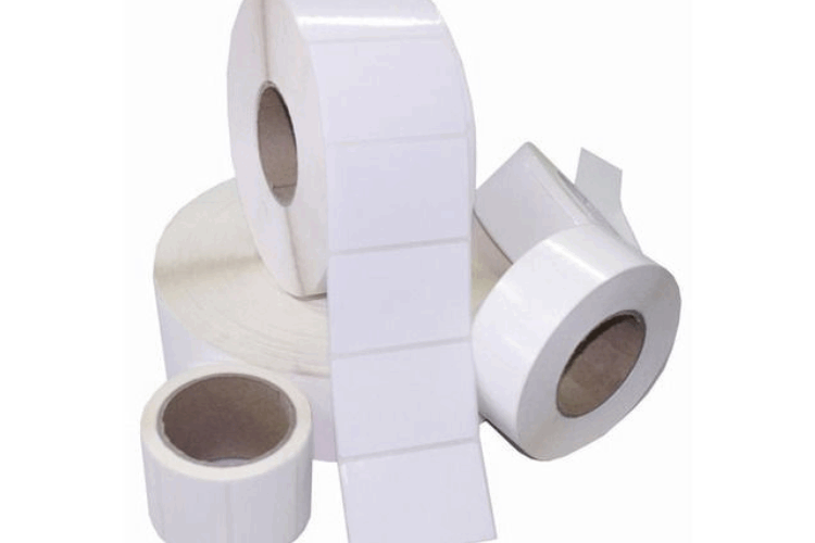 Custom blank shipping self-adhesive label for packaging and logistics