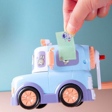 Cute kids sticker roll for backpacks clothing stationery