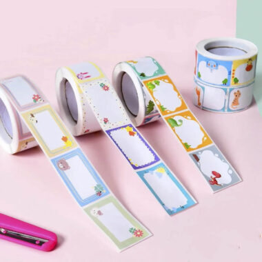 Cute kids sticker roll for backpacks clothing stationery