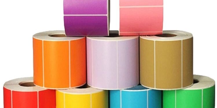 Full-color product packaging self-adhesive label for branding