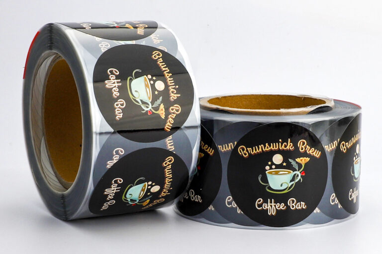 High-Quality Coffee Cup Waterproof Sticker Roll (6) High-quality waterproof adhesive sticker roll for coffee cups