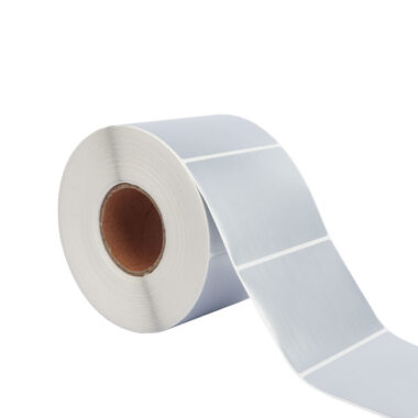Matte silver waterproof self-adhesive label for durable packaging