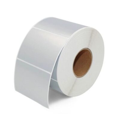 Matte silver waterproof self-adhesive label for durable packaging