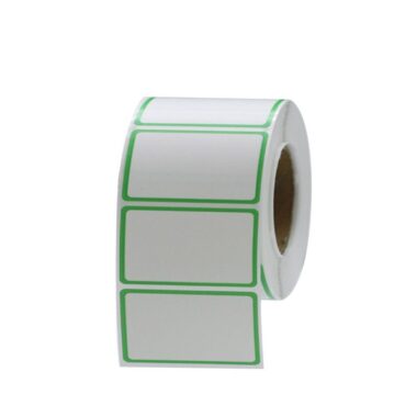 Professional transport and packaging self-adhesive label for retail and logistics