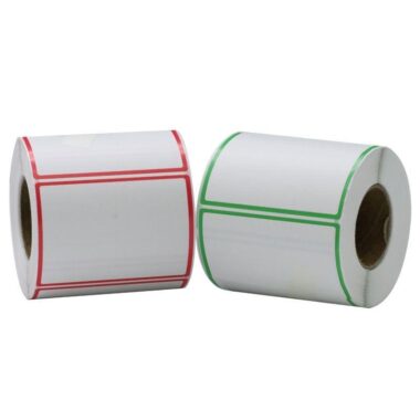 Professional transport and packaging self-adhesive label for retail and logistics