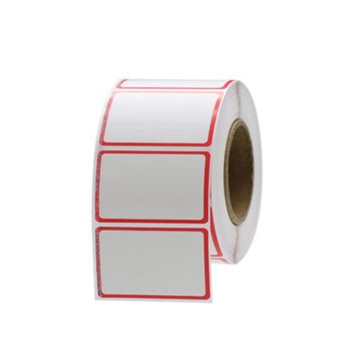Professional transport and packaging self-adhesive label for retail and logistics