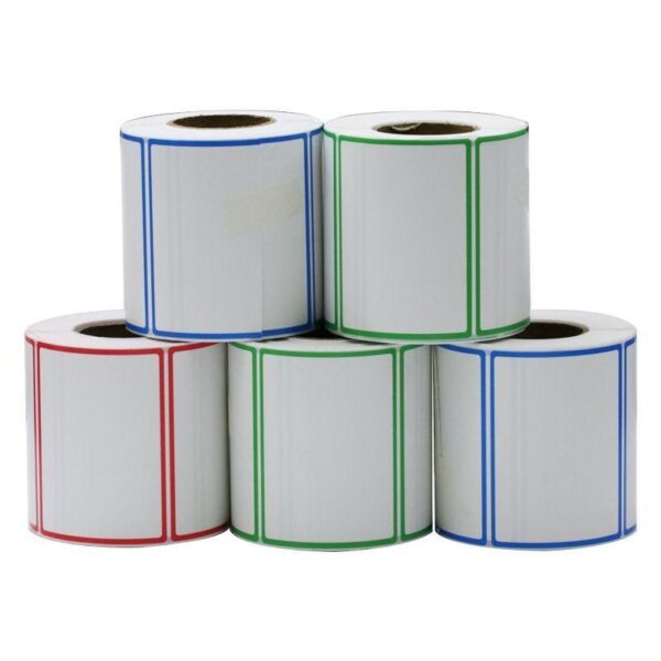 Professional transport and packaging self-adhesive label for retail and logistics