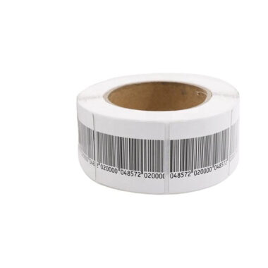 Self-adhesive waterproof barcode label for retail packaging and logistics