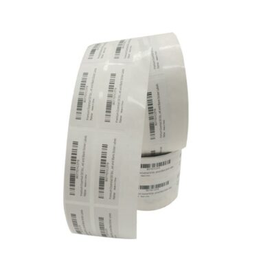 Self-adhesive waterproof barcode label for retail packaging and logistics