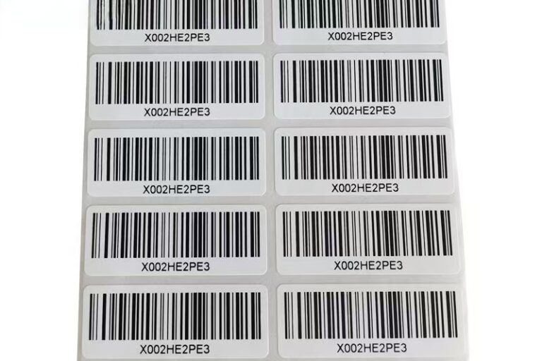 Serial Number Barcode Label (1) Serial number adhesive barcode label for tracking and inventory