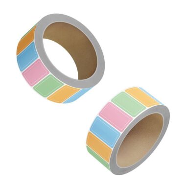 Waterproof color-coated self-adhesive label for product packaging