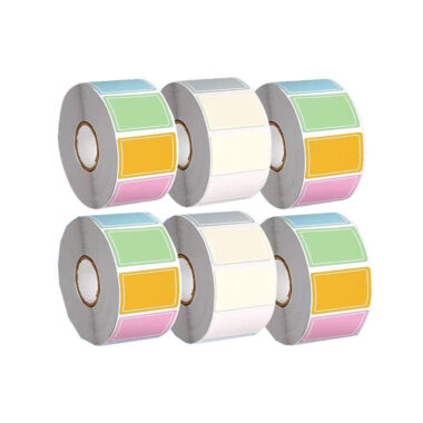 Waterproof color-coated self-adhesive label for product packaging