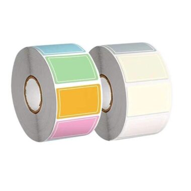 Waterproof color-coated self-adhesive label for product packaging