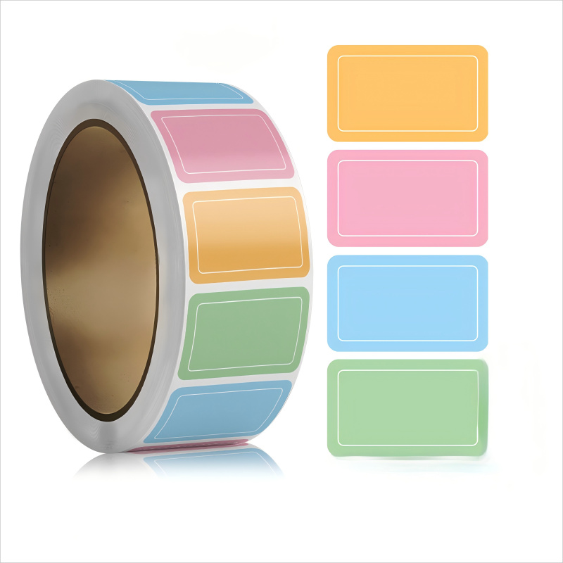 Waterproof color-coated self-adhesive label for product packaging