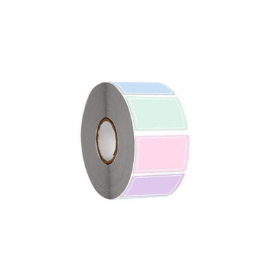 Waterproof color-coated self-adhesive label for product packaging