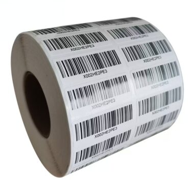 Custom waterproof price barcode label for retail and logistics