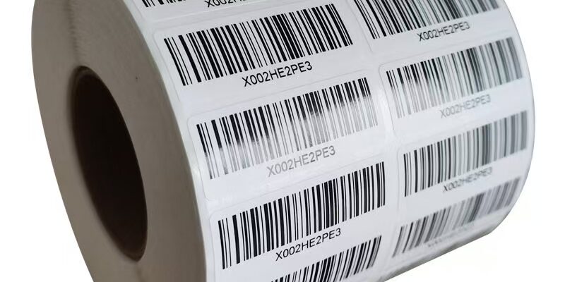 Custom waterproof price barcode label for retail and logistics