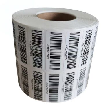 Custom waterproof price barcode label for retail and logistics