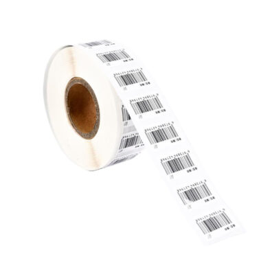 Waterproof retail barcode label for business packaging and logistics