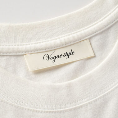 Custom brand logo woven clothing labels for apparel