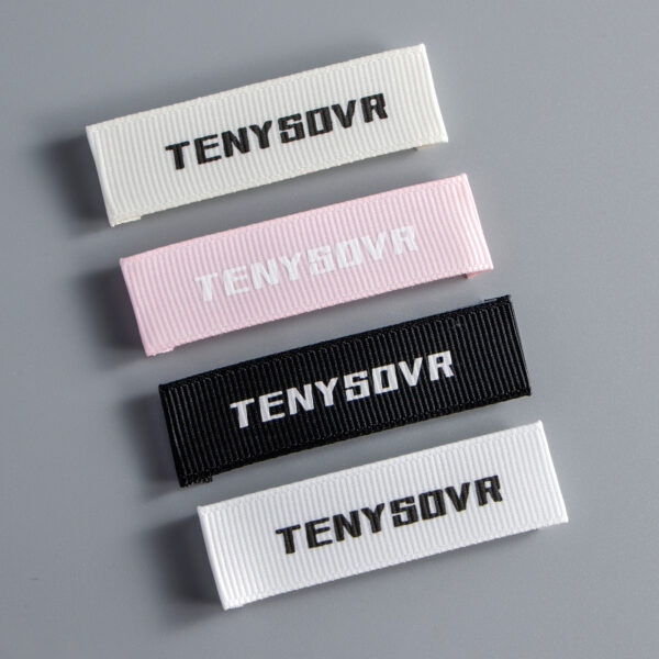 Custom private apparel neck woven labels for clothing