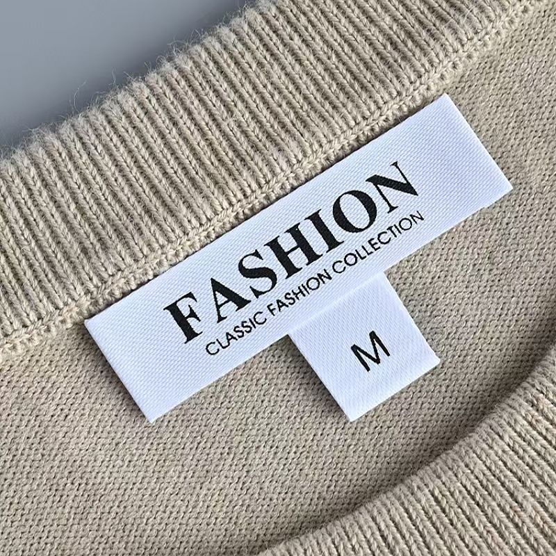 Custom brand size woven labels for apparel