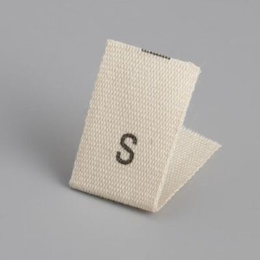 Custom men and women size woven labels for apparel