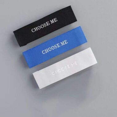 High quality woven clothing labels for apparel