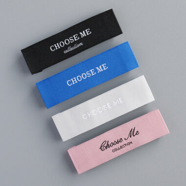 High quality woven clothing labels for apparel