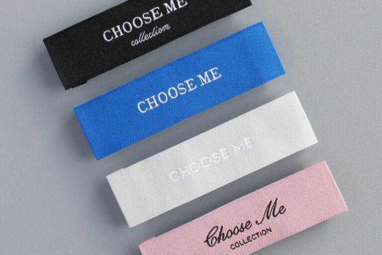 High quality woven clothing labels for apparel