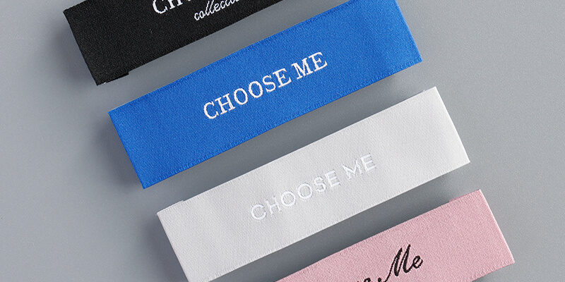 High quality woven clothing labels for apparel