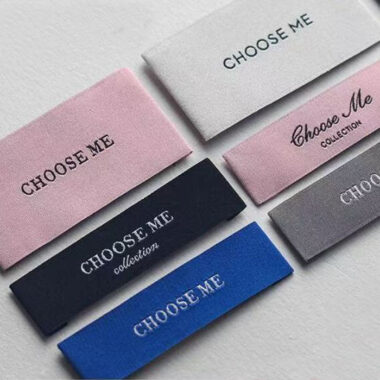 High quality woven clothing labels for apparel