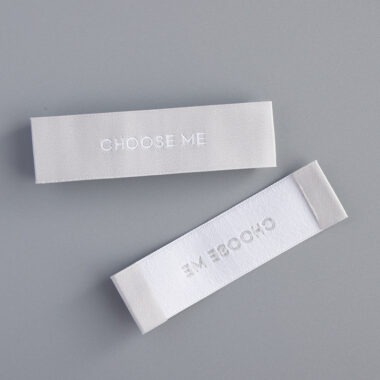 High quality woven clothing labels for apparel
