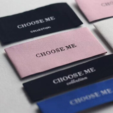 High quality woven clothing labels for apparel